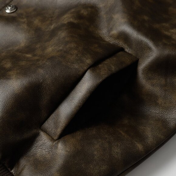 Chrome Hearts Baseball Flight Leather Jacket - Picture 3 of 14